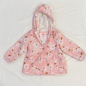 Carter's Pink Floral Jacket with Hood
